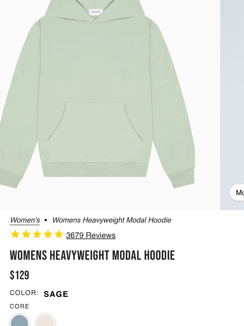 TALENTLESS Sage Modal Hoodie - Women's Pullover